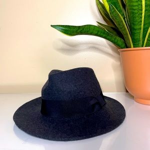 Goorin Brothers fedora hat, dark grey, S/M